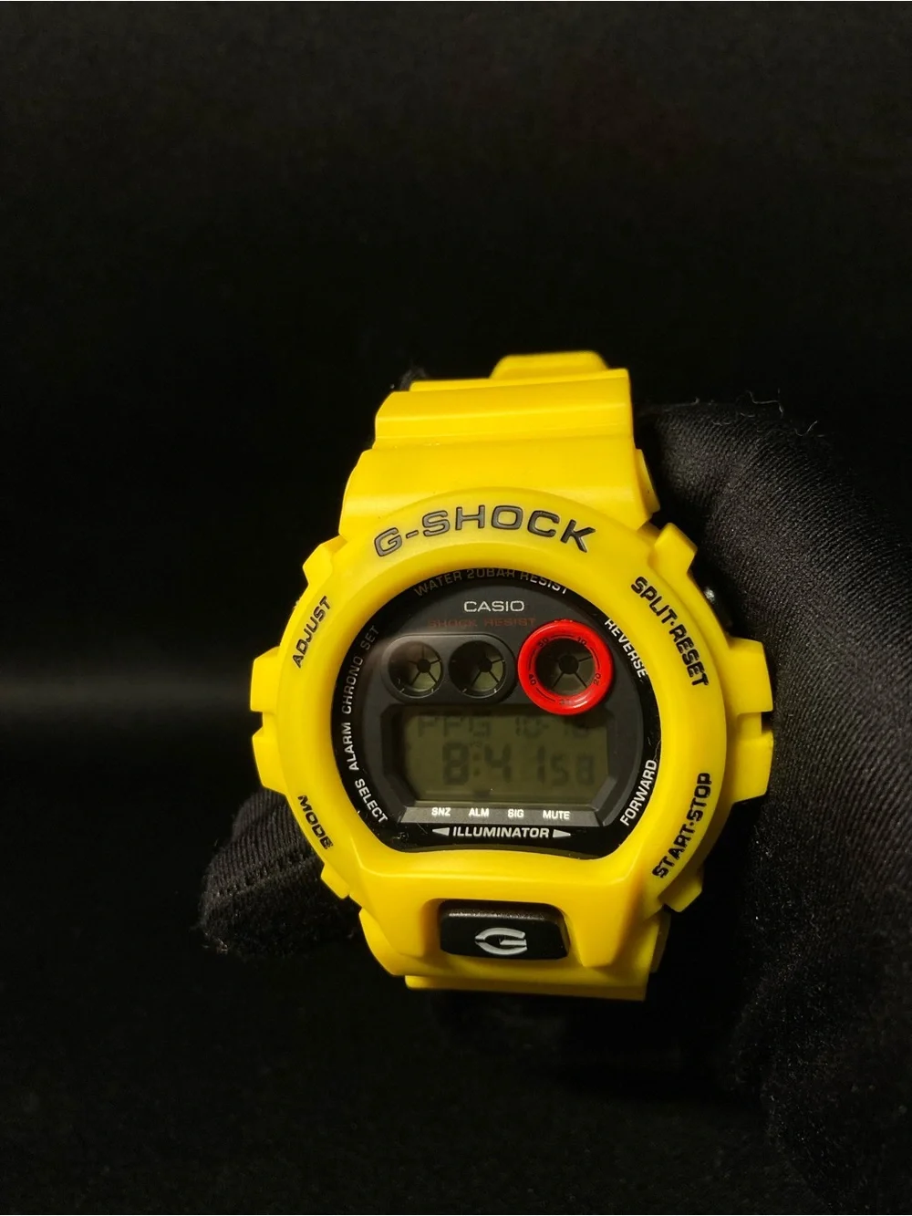 Yellow and Black G Shock Gd6900